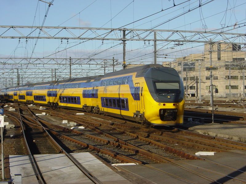 Nederlandse Spoorwegen in de rol van weerman