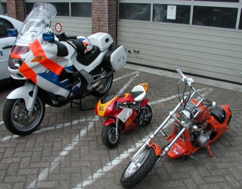 Ongeluk met minibike in Vlissingen!
