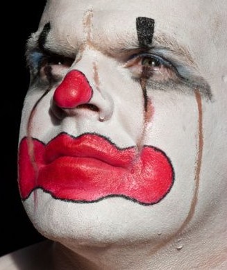 clown huilend